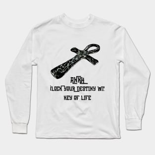 The Ankh Cross Key of Life Ancient Egyptian Symbol Long Sleeve T-Shirt